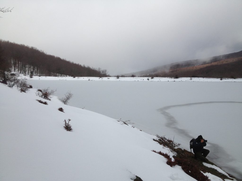 lago maulazzo ghiacciato