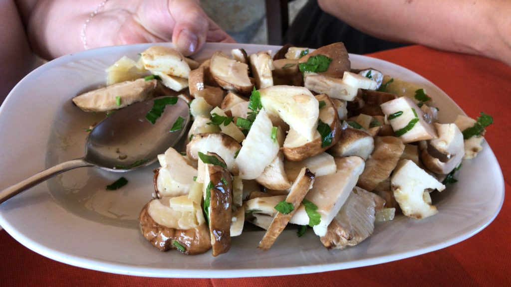 insalata di porcini