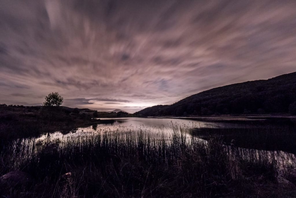 escursioni lago Biviere in notturna